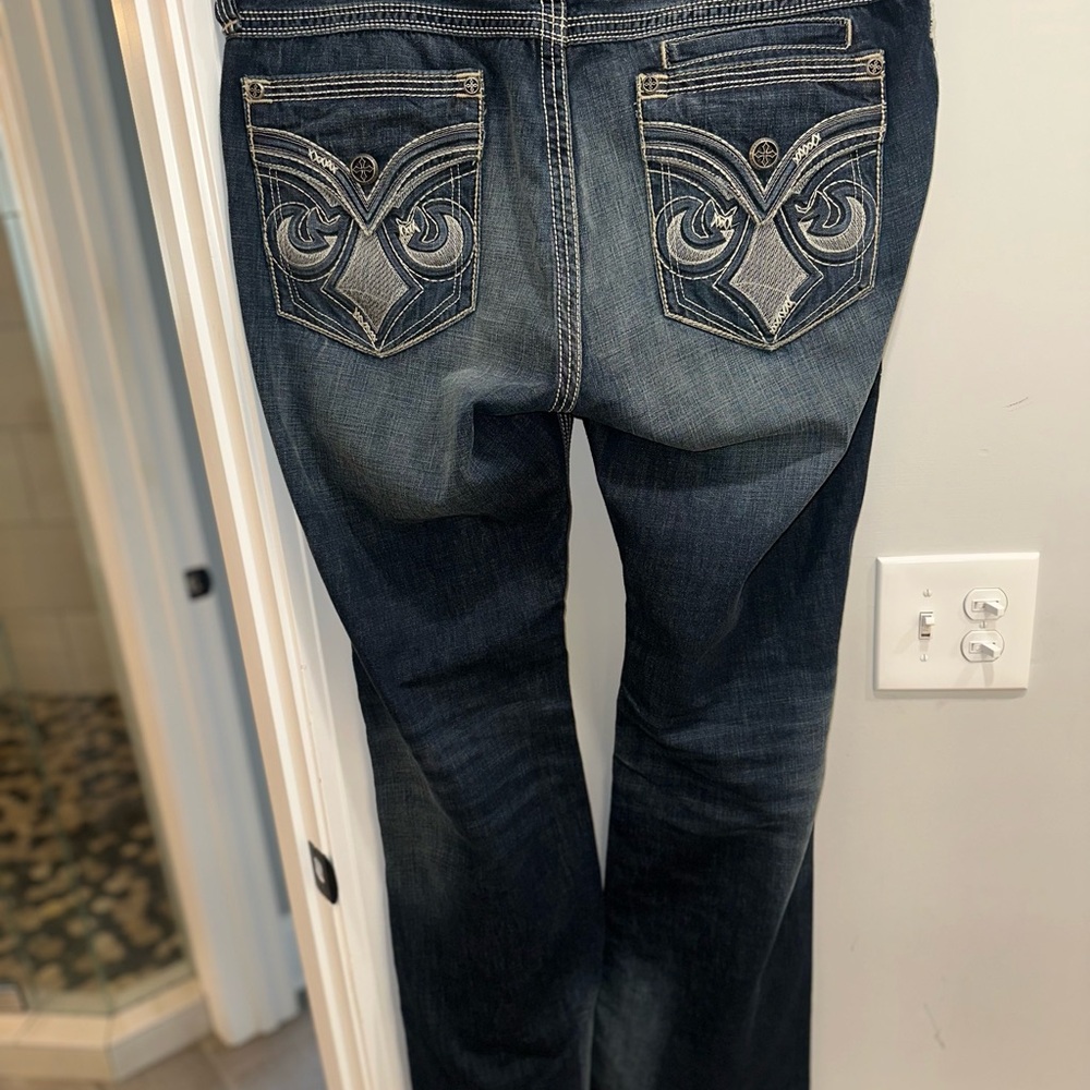 Affliction Dark Blue Denim Jeans